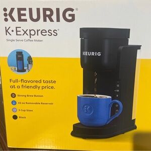 NIB Keurig coffee maker.
New never opened or used thank you